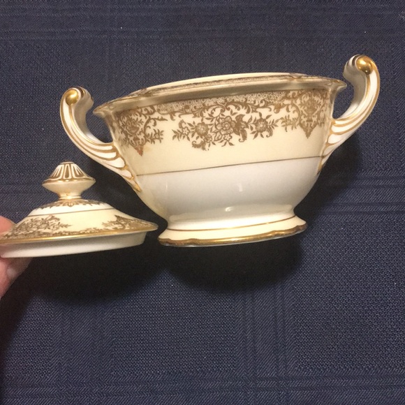 Noritake Gastonia Antique sugar bowl, hand painted. - Picture 4 of 6